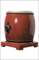 Nagadou Daiko on upright stand