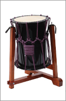 Okedou Daiko on hanging stand