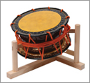 Shime Daiko on bushou stand